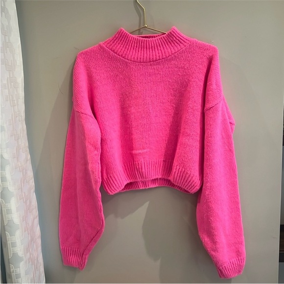 PRETTY LITTLE THING NEON KNIT SWEATER - Picture 1 of 3